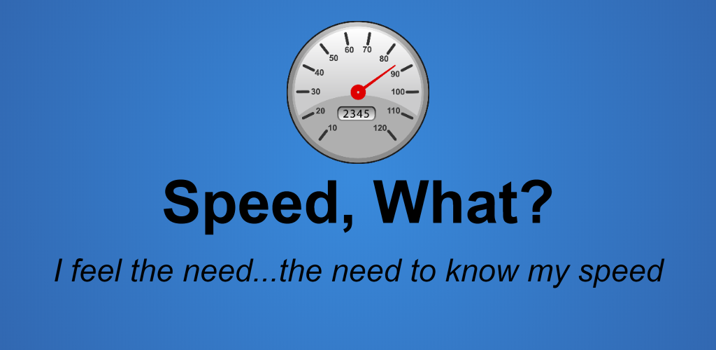 Speed What Promotional Image